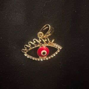 Gold Evil Eye Pendant